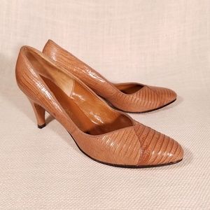 Thomas Cort Vintage Lizard Skin Vlassic Pumps